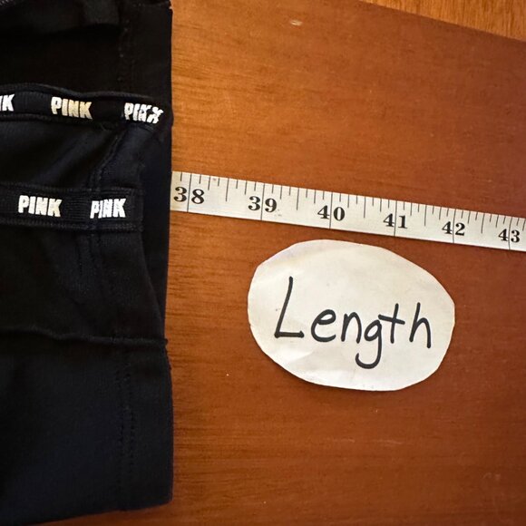 Victorias Secret Pink Black Jogger Pants With Side Stripe Design M - Picture 4 of 8